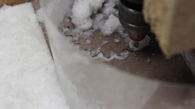 CNC machine V0.5, cutting gear wheels
