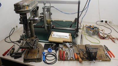 Tools used to build CNC router V2.0