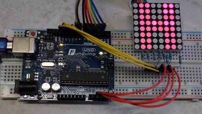 Microcontroller starter kit LED matrix