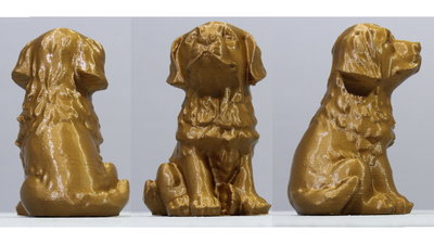 Geeetech-E180 3D Drucker Beispieldruck "Hundefigur"