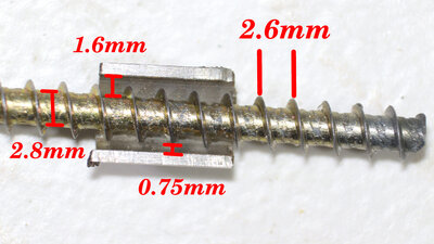 Direkt Granulat Extruder V4: Extruderschraube
