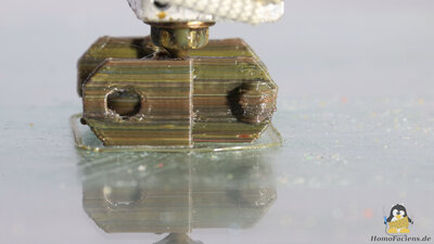 Beispieldruck 4mm Schraube