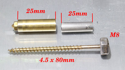 Direct Granule Extruder V4: Dimensions parts