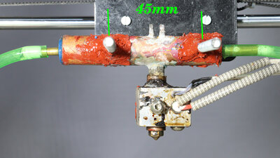 Direct Granule Extruder V4: Mounted extruder