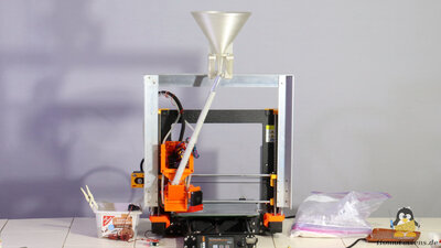 Direkt Granule Extruder V5.3: Printer frame Prusa MK4