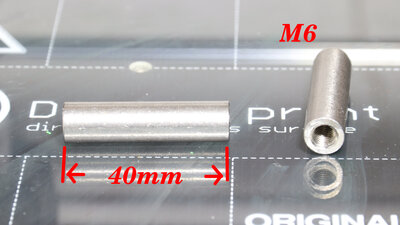 Direct Granules Extruder V6.0: M6 threaded sleeve