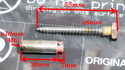 Direkt Granulat Extruder V6.2: R�hre und Schraube