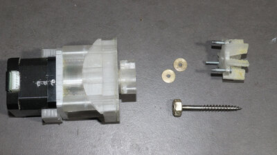 Direct Granule Extruder V7.0: Auger screw attachment