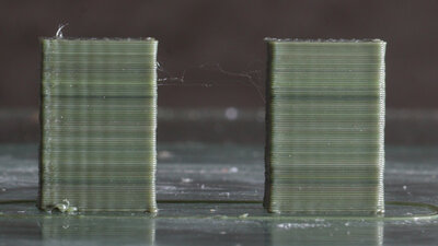 Druckbeispiel Retract, negativer Deretract