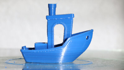 Druckbeispiel 3D Benchy aus PET-G