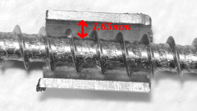 Direkt Granules Extruder V7.2: Cross section extruder tube