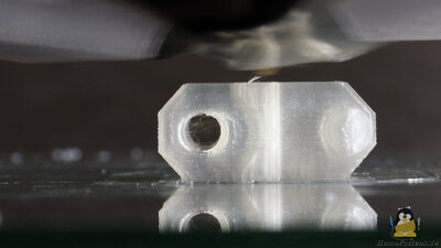 Test print track link with industrial powder 0.1mm Layer height