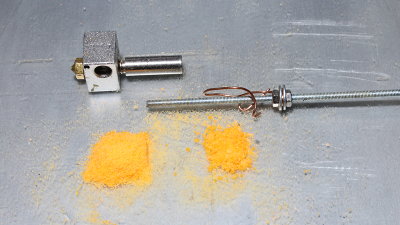 Direct granules extruder, 3mm treaded rod