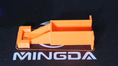 Mingda D2 sample print servo mount