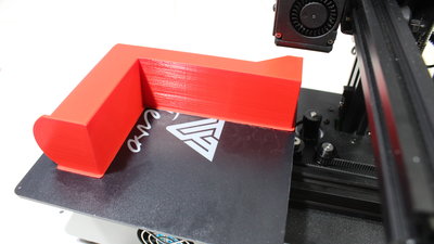 Tevo-Michelangelo 3D printer Testdruck Filamenthalter