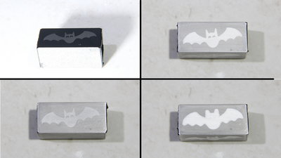 NEJE KZ3000 example bat on aluminium