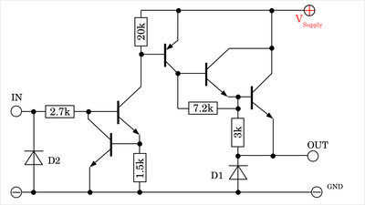 Internal circuit source current driver UDN2981A