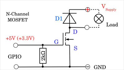 N-channel MOSFETs, example 1