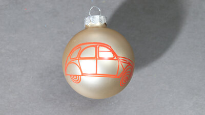 Example print Xmas bauble