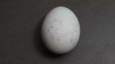 Example print Easter egg