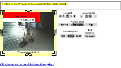 User manual Rovers, enter user name