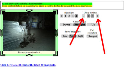 User manual Rovers, drive distance