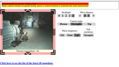 User manual Rovers, anderer Nutzer, Rover busy