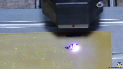 CNC 3018Pro von Mostics Lasern der Oberfläche