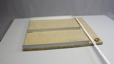 CNC machine V0.5, base plate with linear guides