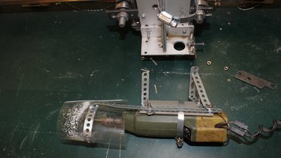 CNC Maschine V2.1, Verbindung Fräsmotor beim Gravieren von Glas