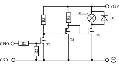 Amplifying with power transistor