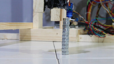 Robotic arm v1.0 stacked nuts