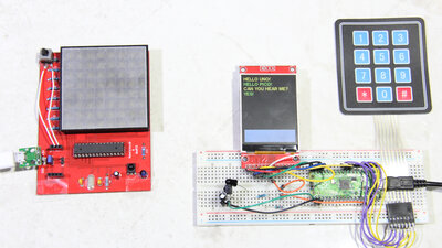Text terminals based on Arduino UNO and Raspberry Pico